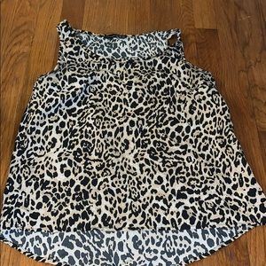 Leopard print tank top